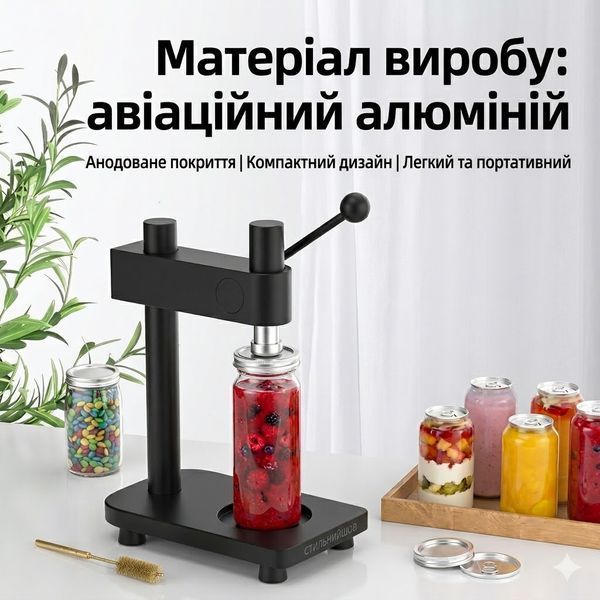 Ручна машинка для запечатування банок Pull-Tab 0005 фото